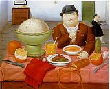 Fernando Botero The Supper 1987 painting